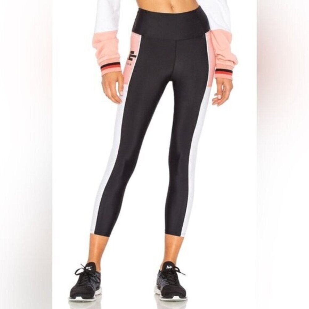 P.E Nation Without Limits Legging High Rise Waist 7/8 length Black Size  Small